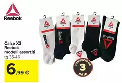 Reebok - Calze X3