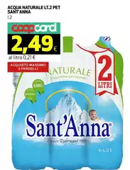 Sant'anna - Acqua Naturale Lt.2 Pet