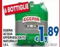 Egeria - Acqua Effervescente Naturale