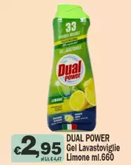 Dual - Gel Lavastoviglie Limone