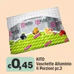 Kito - Kit Vaschette Alluminio