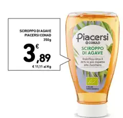 Conad - Sciroppo Di Agave Piacersi