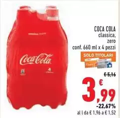 Coca Cola - Classica, Zero