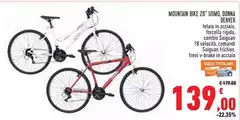 Denver - Mountain Bike 26" Uomo, Donna