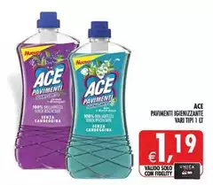 Ace - Pavimenti Igienizzante