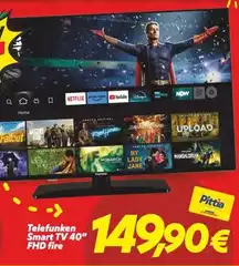 Telefunken - Smart Tv 40" FHD Fire