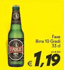 Faxe - Birra 10 Gradi
