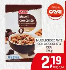 Crai - Muesli Croccante Con Cioccolato