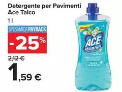 Ace - Detergente Per Pavimenti Talco