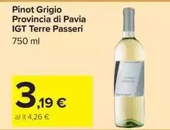 Terre passeri - Pinot Grigio Provincia Di Pavia IGT