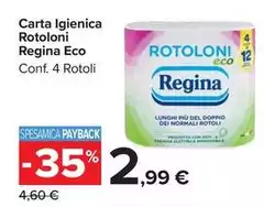 Regina - Carta Igienica Rotoloni Eco