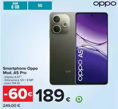 Oppo - Smartphone Mod. A5 Pro