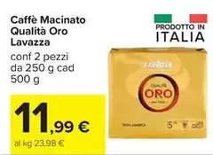 Lavazza - Caffè Macinato Qualità Oro