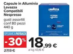 Lavazza - Capsule In Alluminio Compatibili Nespresso