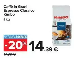 Kimbo - Caffè In Grani Espresso Classico