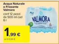 Valmora - Acqua Naturale O Frizzante
