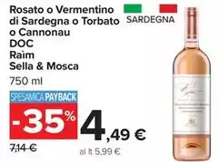 Sella & mosca - Rosato O Vermentino Di Sardegna O Torbato O Cannonau DOC