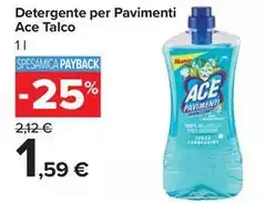 Ace - Detergente Per Pavimenti Talco