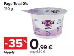 Fage - Total 0%