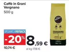 Vergnano - Caffè In Grani