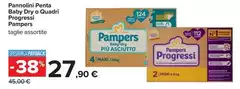 Pampers - Pannolini Baby Dry O Quadri Progressi