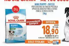 Royal Canin - Mini Puppy Secco Per Cuccioli Di Taglia Piccola I Peso