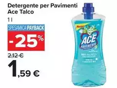Ace - Detergente Per Pavimenti Talco