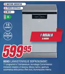 Beko - Lavastoviglie Bdfn36560xc