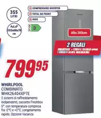Whirlpool - Combinato WHX26404XP7E
