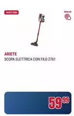Ariete - Scopa Elettrica Con Filo 2761 Ariete - Scopa Elettrica Con Filo 2761