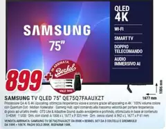 Samsung - Tv Qled 75" QE75Q7FAAXZT
