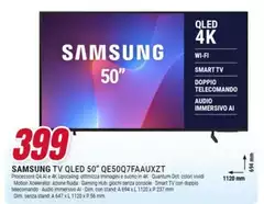 Samsung - Tv Qled 50" QE50Q7FAUXZT