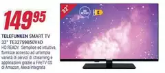Telefunken - Smart Tv 32" TE32759B50V4D