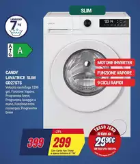 Candy - Lavatrice Slim GD27575