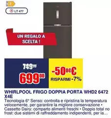 Whirlpool - Frigo Doppia Porta WHD2 6472 X4E