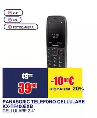 Panasonic - Telefono Cellulare KX-TF400EXB