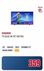 Hisense - Tv Qled 4k 55" 55E79Q