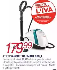 Polti - Vaporetto Smart 100 Lt