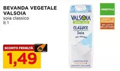 Valsoia - Bevanda Vegetale