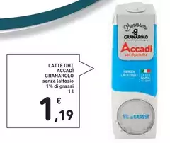 Granarolo - Latte UHT Accadi