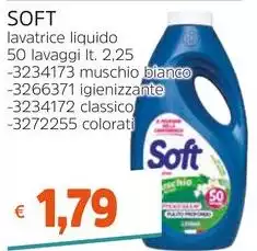 Soft - Lavatrice Liquido Muschio Bianco