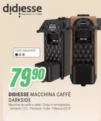 Didiesse - Macchina Caffè Darkside