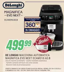 De Longhi - ECAM310.60.B Macchina per espresso 1,8 L