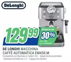 De Longhi - Macchina Caffe Automatica EM450.M