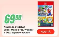 Nintendo - Switch 2 Super Mario Bros. Wonder + Tutti Al Parco Ballabe