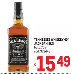 Jack Daniels - Tennessee Whiskey 40°