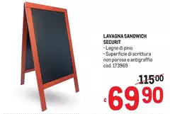 Securit - Lavagna Sandwich
