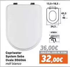 Solo - Copriwater System Ovale 306066