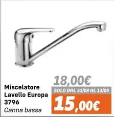 Solo - Miscelatore Lavello Europa 3796