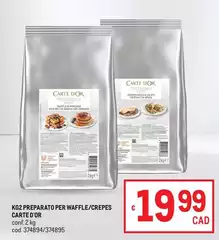 Carte d'or - Preparato Per Waffle/Crepes